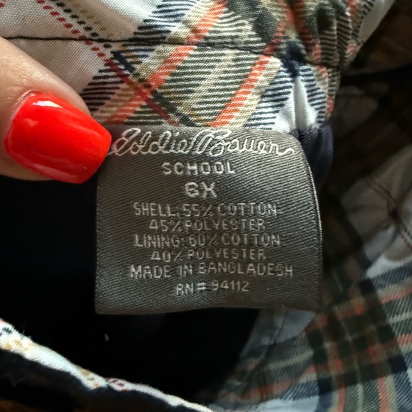 Eddie Bauer School Navy pleated skort sz: 6X NWT - Picture 6 of 8